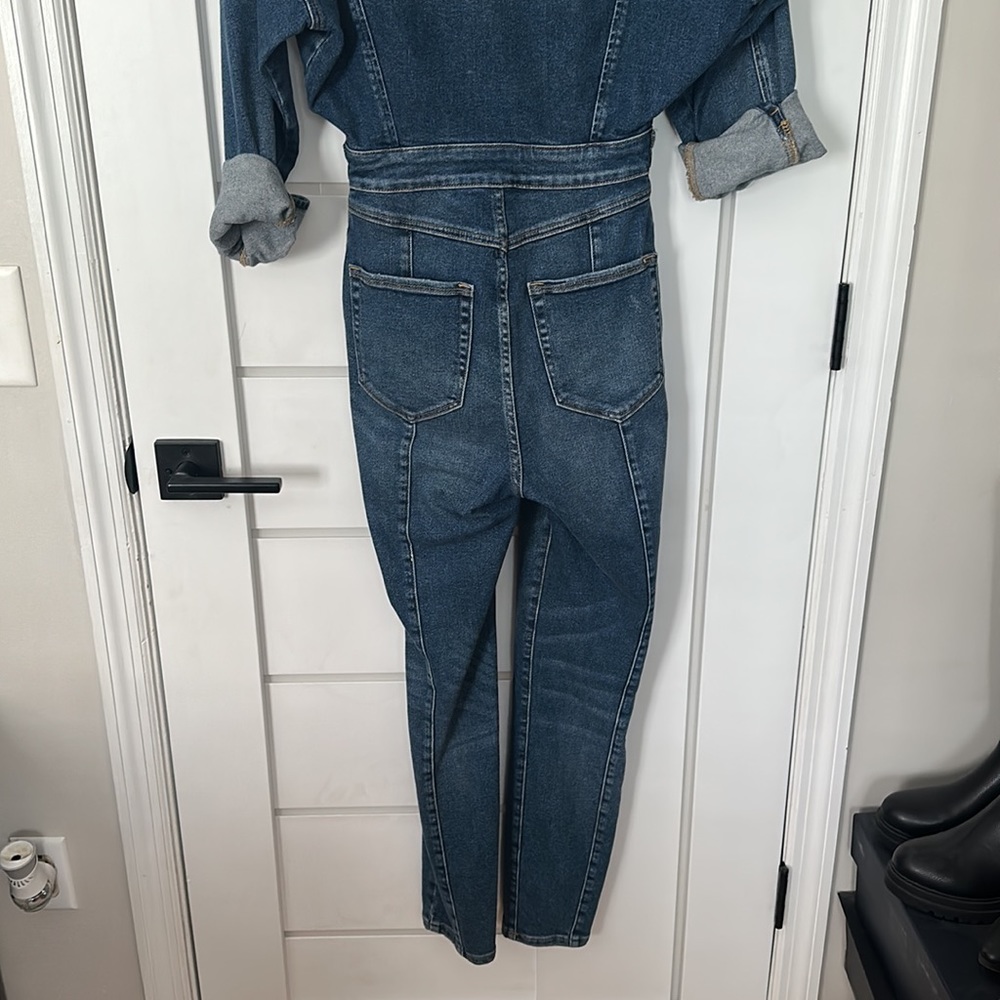 Good American denim jumpsuit 1 - Picture 4 of 4
